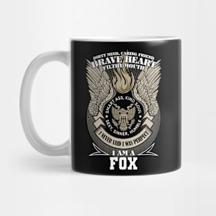 I Am A fox I Never Said I Was Perpect, Family Name, Funny Name Mug